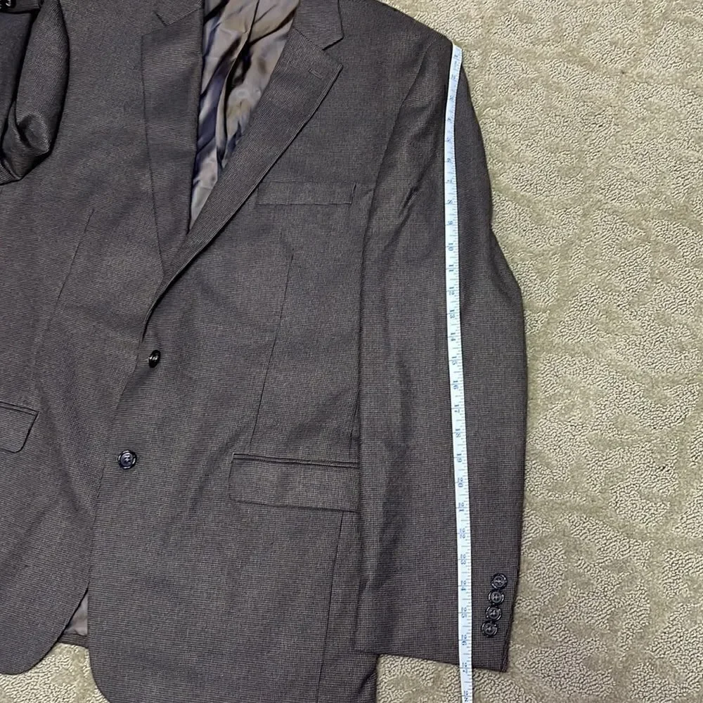 Lauren Ralph Lauren Men’s Brown & Blue Sports Coat Blazer Jacket